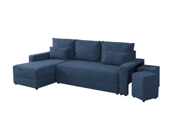 Narożnik SETI L z pufami funkcją spania pojemnik rogówka do salonu