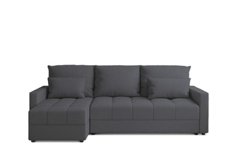 Narożnik DOMINO L pojemnik na pościel rogówka rozkładany z funkcją spania