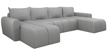 Narożnik rogówka FABIO szary- z funkcją spania, KUPUJESZ U PRODUCENTA!