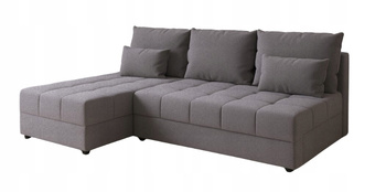 Narożnik DOMINO L FIT rozkładany do salonu funkcja spania rogówka bez boków