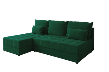 Narożnik DOMINO L FIT rozkładany do salonu funkcja spania rogówka bez boków