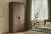 Szafa LIVIO 2-drzwiowa z półkami dąb lefkas garderoba