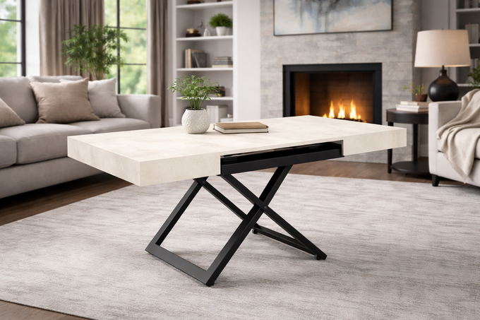 Stół rozkładany i regulowany LUX – idealny do małych przestrzeni