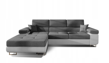 Narożnik, rogówka HERO z funkcją spania, pojemnik, regulowane zagłówki!