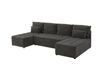 Narożnik DOMINO U FIT rogówka do salonu rozkładany funkcja spania bez boków