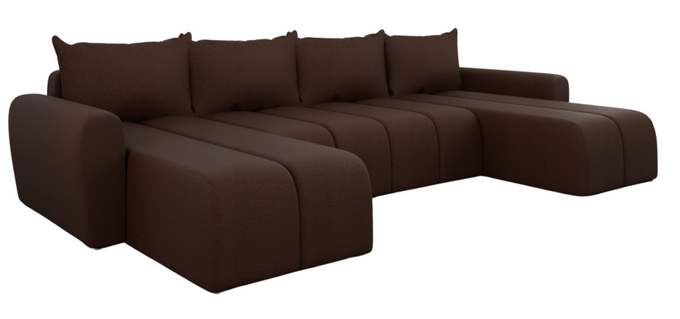 Narożnik rogówka FABIO BRĄZ- z funkcją spania, KUPUJESZ U PRODUCENTA!