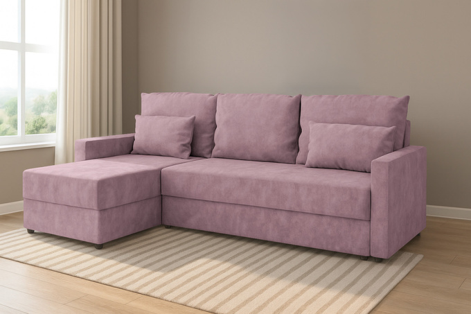 Narożnik KUBO rozkładany do salonu rogówka pojemnik funkcja spania