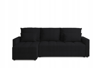 Narożnik DOMINO L pojemnik na pościel rogówka rozkładany z funkcją spania