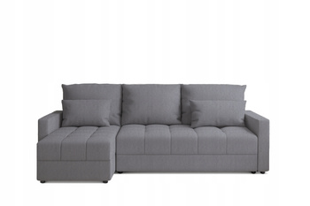 Narożnik DOMINO L pojemnik na pościel rogówka rozkładany z funkcją spania