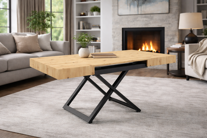 Stół rozkładany i regulowany LUX – idealny do małych przestrzeni