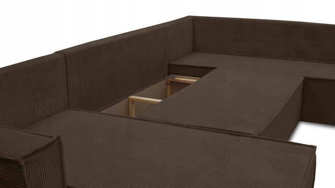 Narożnik LARS do Salonu rogówka rozkładany funkcja spania pojemnik