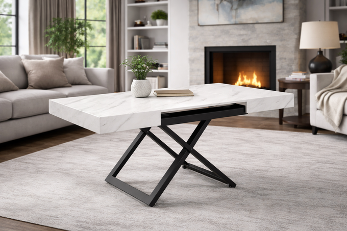 Stół rozkładany i regulowany LUX – idealny do małych przestrzeni