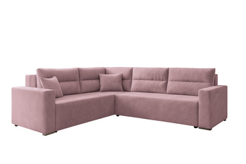 Narożnik LUNO do salonu rozkładany rogówka funkcja spania pojemnik