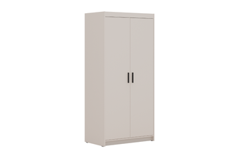 Szafa LIVIO 2-drzwiowa z półkami beż piaskowy garderoba