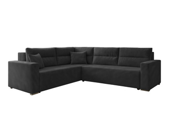 Narożnik LUNO do salonu rozkładany rogówka funkcja spania pojemnik