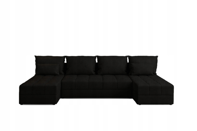 Narożnik DOMINO U FIT rogówka do salonu rozkładany funkcja spania bez boków