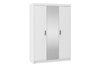 Szafa LIVIO 3-drzwiowa biała z lustrem garderoba