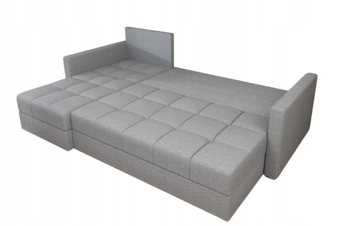 Narożnik SETI L z pufami funkcją spania pojemnik rogówka do salonu