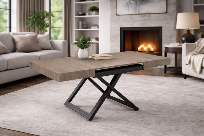 Stół rozkładany i regulowany LUX – idealny do małych przestrzeni