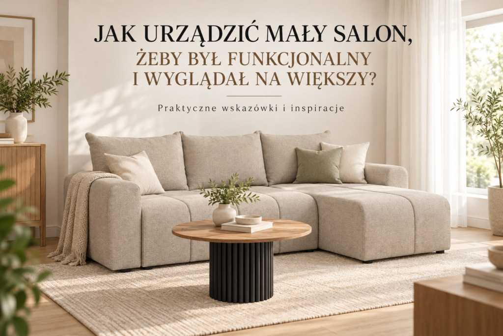 Jak urządzić mały salon?