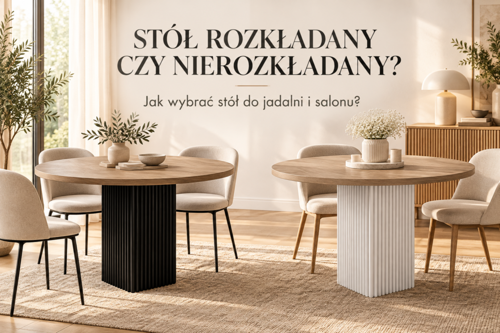 Stół rozkładany czy nie rozkładany?